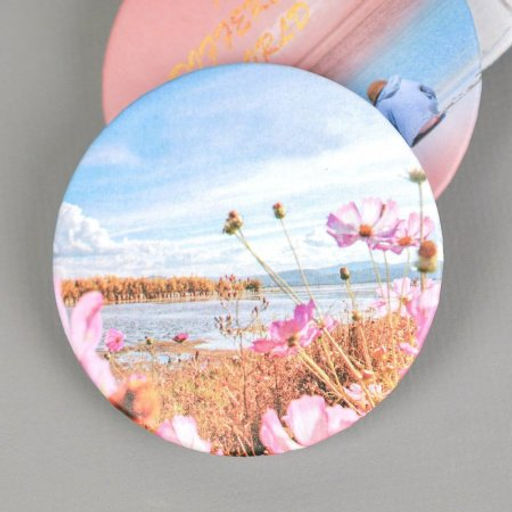 Зеркало карманное 7,5 см / CW419-4 /уп 12/480/ - Галеонтрейд фото 2