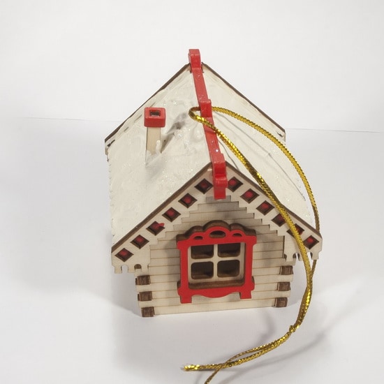 Елочные игрушки: Зимняя избушка 0000 - Idh фото 3