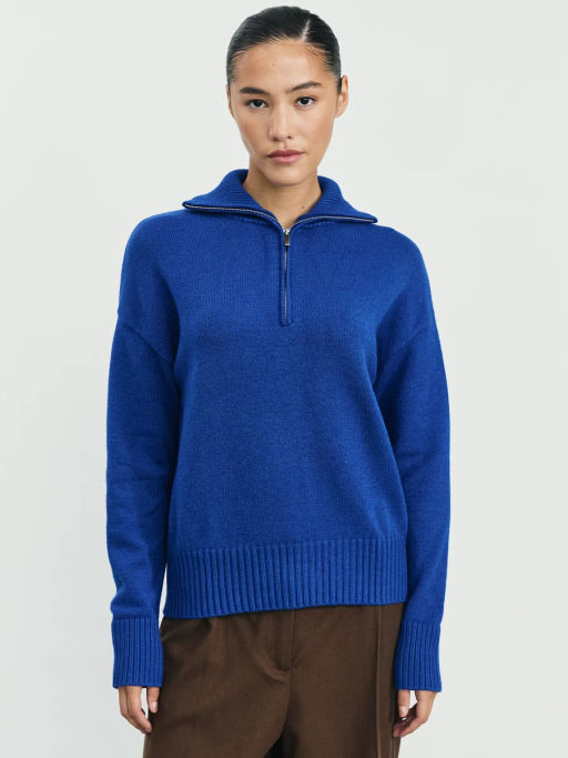 Джемпер на молнии из вискозы / Zarina  фото 3