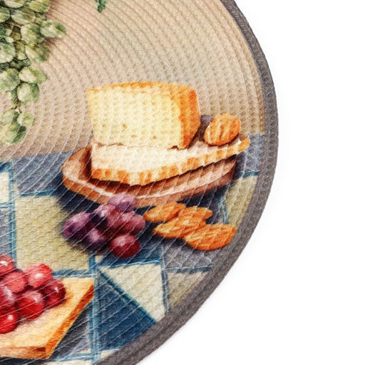 Салфетка сервировочная, плейсмат Прованс, d=38 см - Дорого внимание фото 2