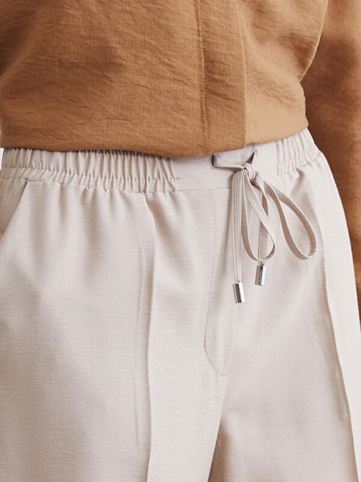 Beli Lastikli Havu? Kesim Kad?n Pantolon