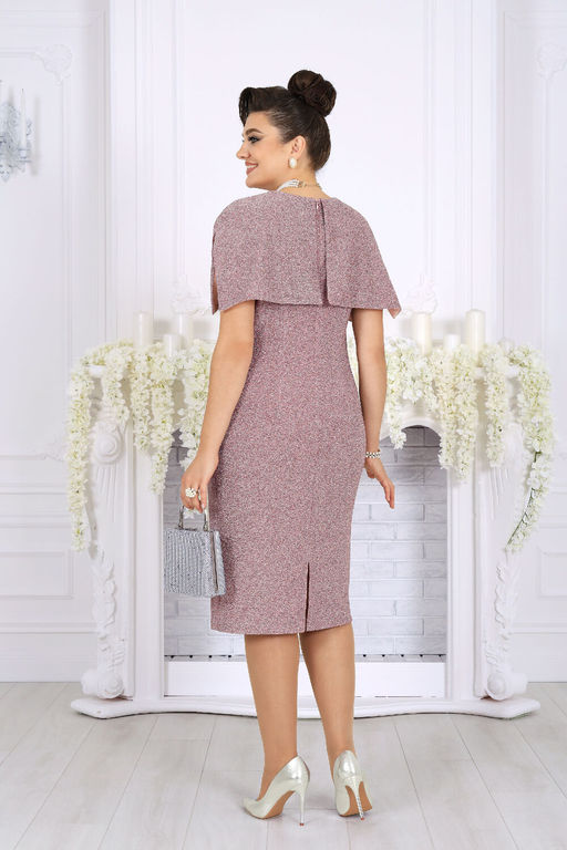 Платье Ninele 7524 пудра  фото 4