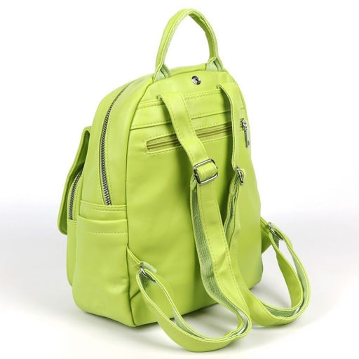 Женский рюкзак из эко кожи Z166-19 Светло-Зеленый - Cidirro фото 3