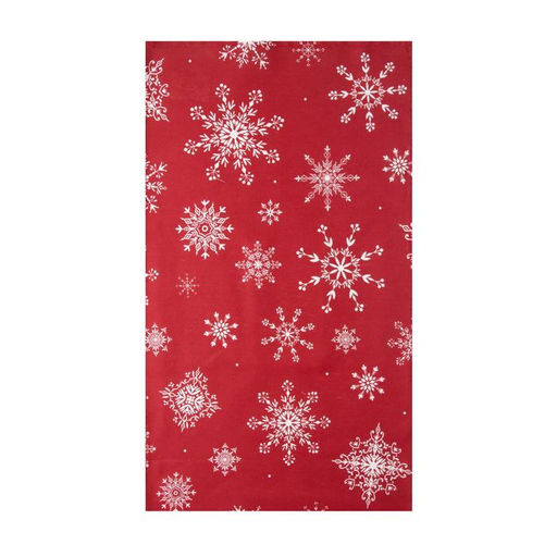 Полотенце Доляна Белые снежинки 40х70 см, 100% хлопок, 164 г/м2  фото 2