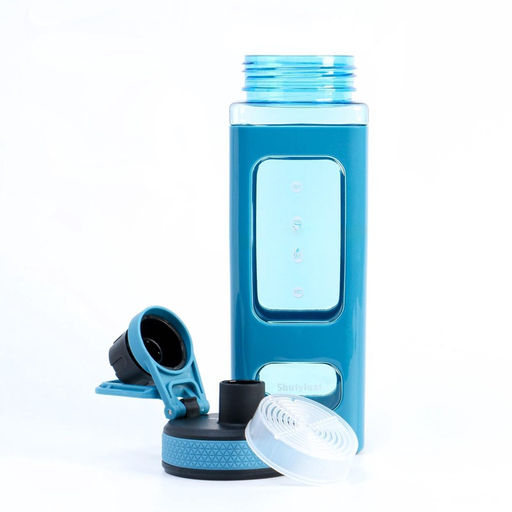 Спортивная бутылка для воды «Гава», 700 мл, 24×7 см, синяя