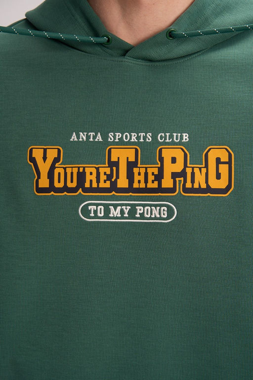 Худи Зеленый ANTA SPORTS CLUB Sweat Hoodie фото 8