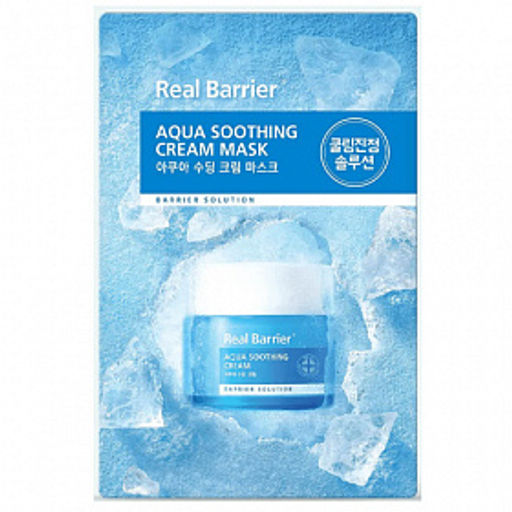 Real Barrier Aqua Soothing Gel Cream Mask, 30ml - Охлаждающая тканевая маска с успокаивающим действием 1шт