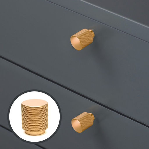 Ручка-кнопка CAPPIO PK330, d=30 мм, цвет золото