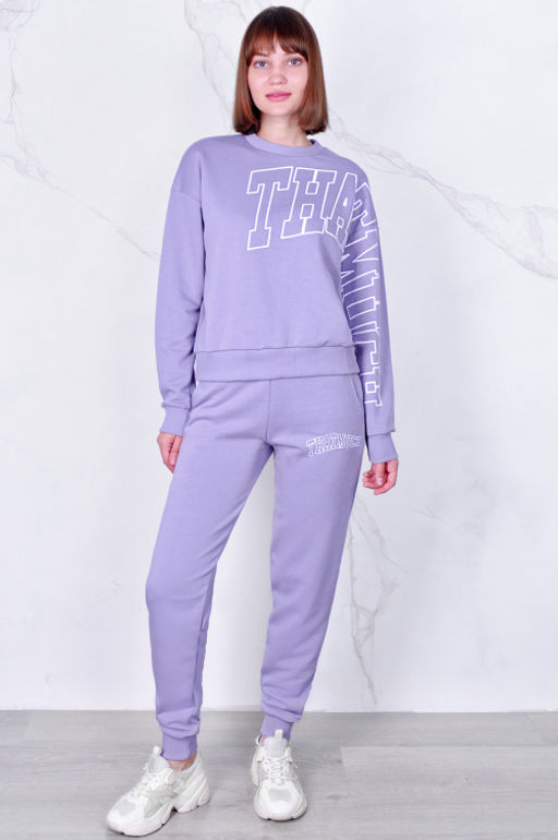 Арт. 2506 Костюм с брюками женский 44-52 (5 шт) Цвет:пудра - Калинка фото 17