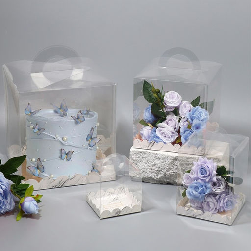 Цена за 5 шт. Коробка кондитерская, сундук, упаковка, For you, 14 х 14 х 18 см - Дарите счастье фото 9