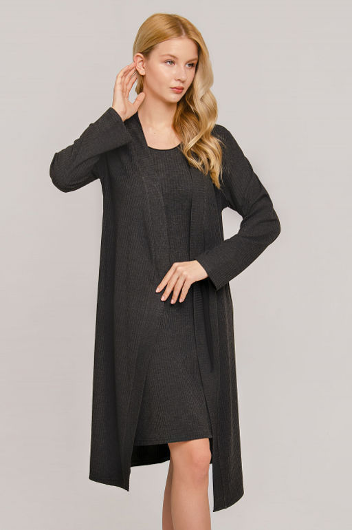 Арт. 14401/4 Комплект женский 42-50 (5 шт) Цвет:графит - Калинка фото 2