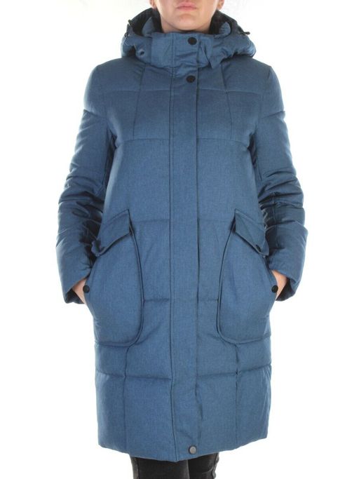 350 BLUE Пальто женское зимнее (200 гр. холлофайбера) - Fashion фото 2