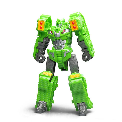 Робот трансформирующийся в спецтехнику, в коробке