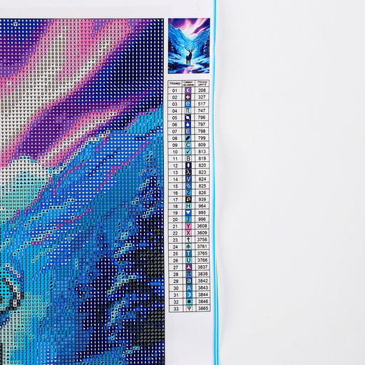 Алмазная мозаика на новый год с полным заполнением на холсте Олень, 30?40 см, набор для творчества