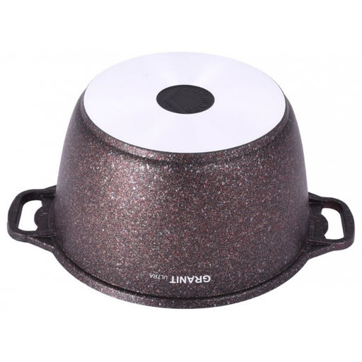 ЛА_АП_GRANIT ULTRA (red) Кастрюля 6,0л со стекл крышкой, арт кга62а