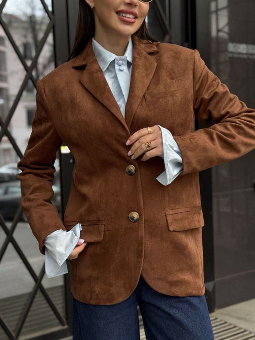 Жакет AURA 1138-176 теплая карамель