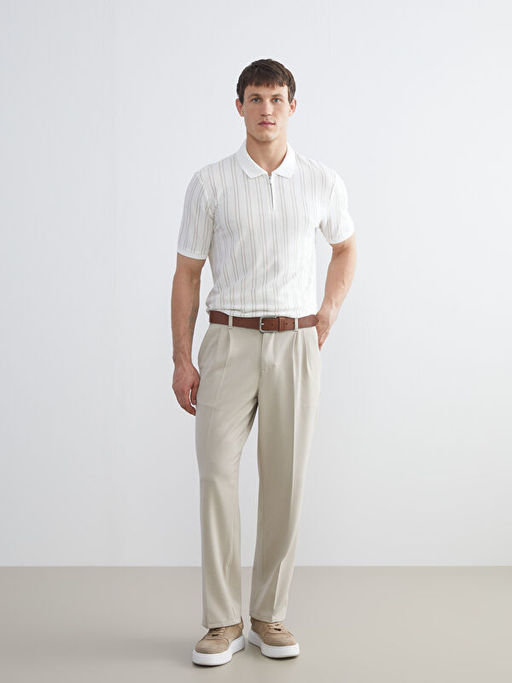 Polo Yaka ?izgili Erkek Ti??rt