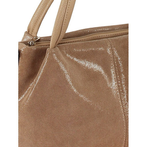 Сумка женская натуральная кожа ADEL-282/3в (отделка ИСК/КОЖА), 1отд+кар/пер. плечевой ремень, капучино 264989 - Adelia фото 4