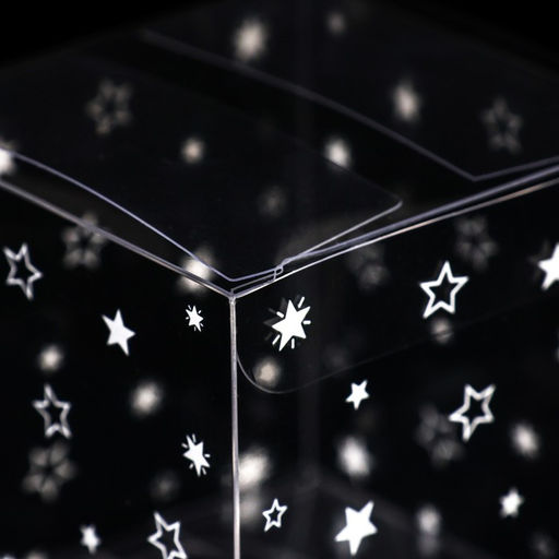 Цена за 5 шт. Складная коробка из PVC Звездопад, 7 х 7 х 7 см - UPAK LAND фото 3