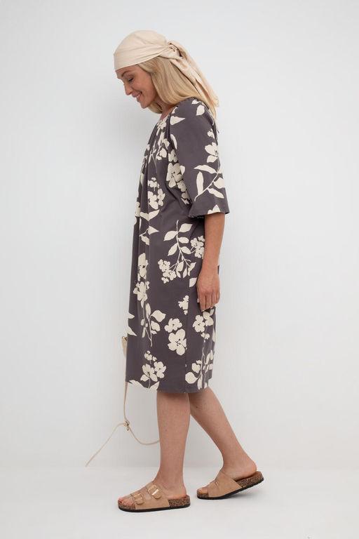 VERY NEAT _ ЕВТ 5063/коричневый,гардения платье жен