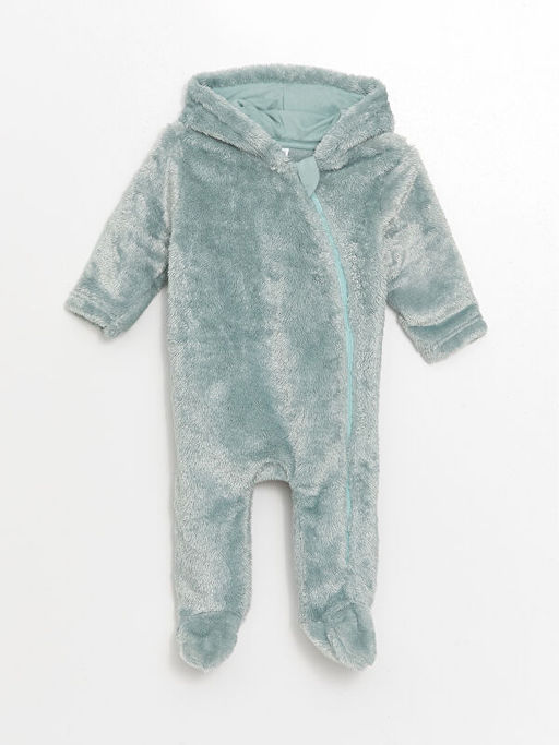 Kap??onlu Pelu? Erkek Bebek Tulum