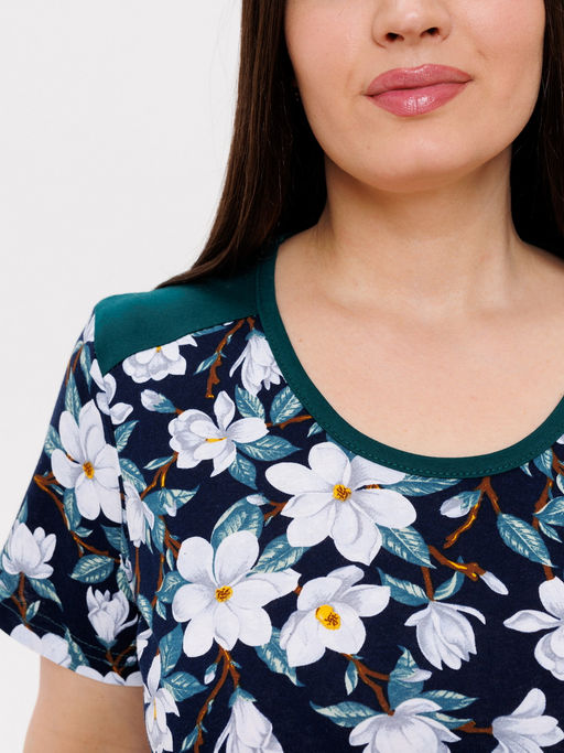 Костюм женский К-223 (кулирка) Индиго - Elenatex фото 14