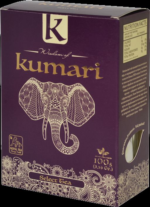 Kumari. Select Tea 100 гр. карт.пачка