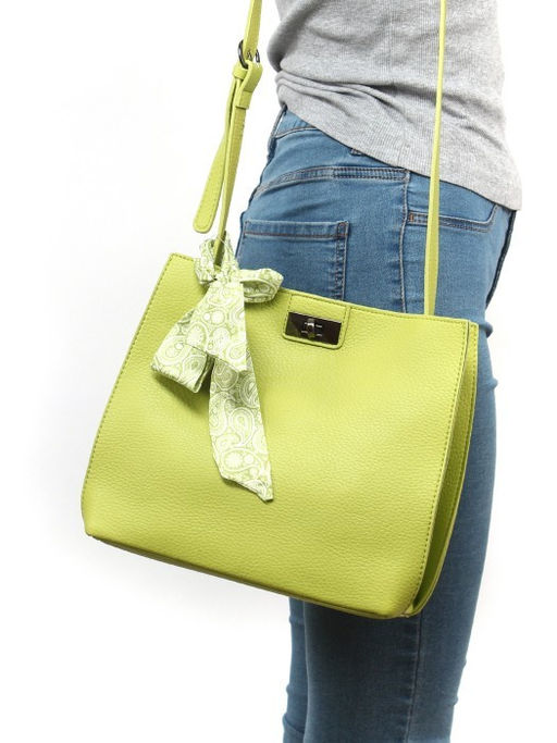 Сумка женская искусственная кожа XHD-2750, 1отд, плеч/ремень, зеленый SALE 260532 - Adelia фото 10