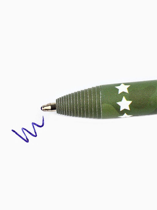 Подарочный набор, блок бумаги 30 л, ручка синяя паста 1.0 мм, наклейки 5 шт. 23 февраля