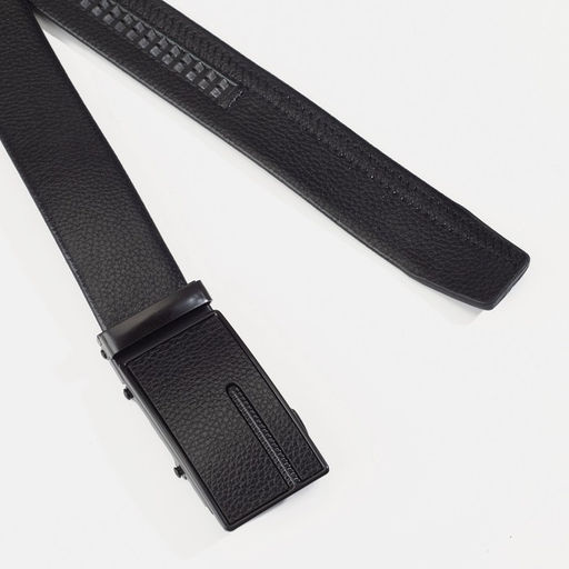 Ремень мужской, ширина 3.5 см, пряжка автомат, чёрный