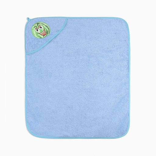 Полотенце-уголок Арбуз 75х95см, цвет голубой, махра, 100% хлопок - Осьминожка фото 2
