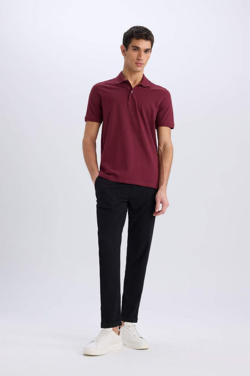 Regular Fit Basic Duz Pike Polo Tisort - Defacto фото 5
