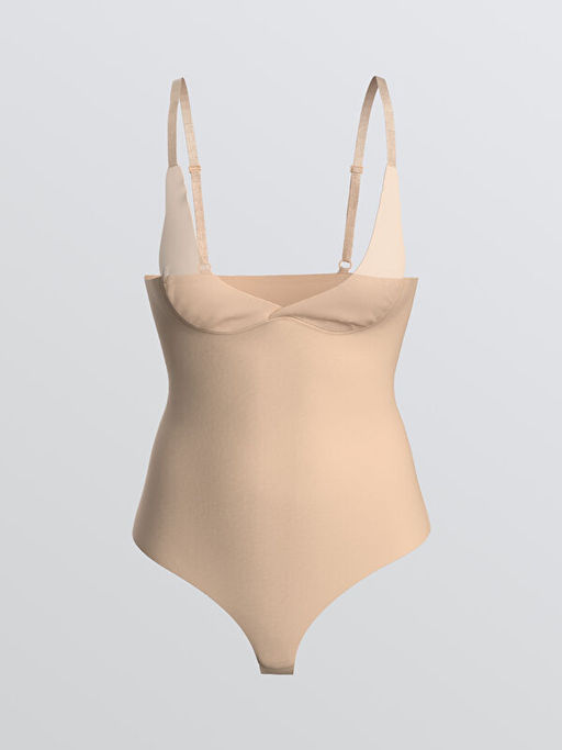 D?z Ask?l? Kad?n Bodysuit Korse