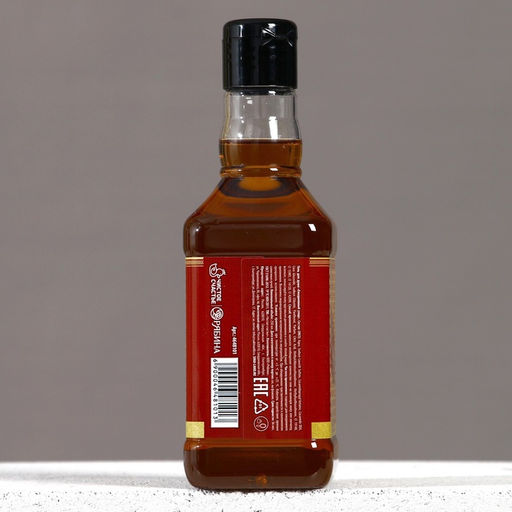 Подарочный набор Первый во всём, гель для душа виски 250 мл и мочалка для тела, Чистое счастье