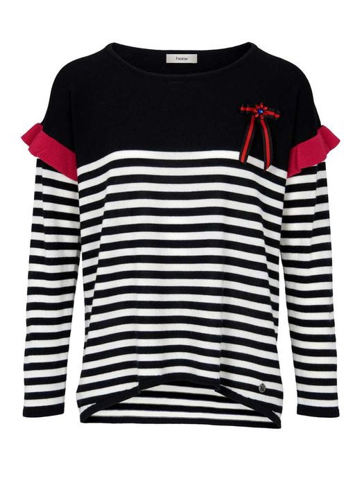 Пуловер, черно-белый - Ashley brooke фото 2