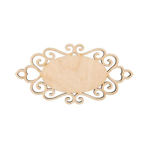 Заготовка для декорирования Mr. Carving ВД-339 Бирка резная фанера 0.3 см 2 шт №1