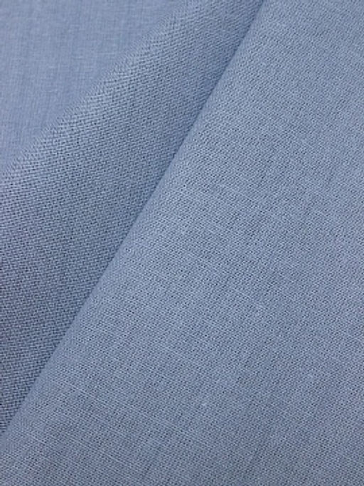 Хлопколен винтаж (жгутовое окрашивание) цв.Кадетский серый, ш.1.54м, лен-15%, хлопок-85%, 200гр/м.кв - Купава фото 4