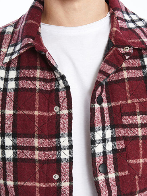 Standart Kal?p G?mlek Yaka Erkek Mont