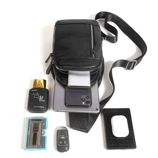 Мужская сумка, кожа, MIRONPAN 21713 Черный  фото 5