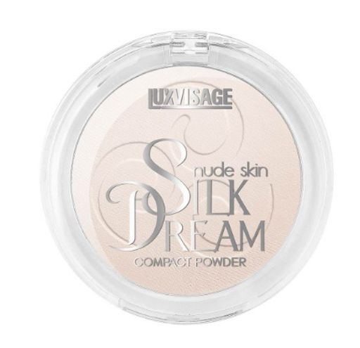 LuxVisage Пудра шелковистая "Silk Dream nude skin" тон 1 фарфоровый