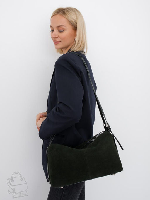 Сумка женская кожаная 6060L d.green Polina&Eiterou в Новосибирске