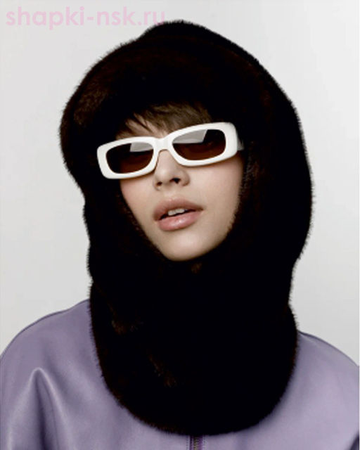 Монклер Капор женский флис экомех норка (56-58)