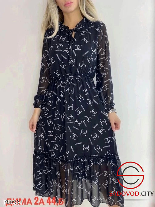 платье женское (разный принт) - Bruno фото 10