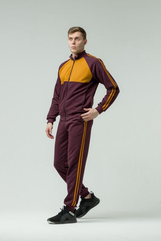 футер 3х нитка ПЕТЛЯ Костюм мужской с лампасами - Knitka wear фото 5