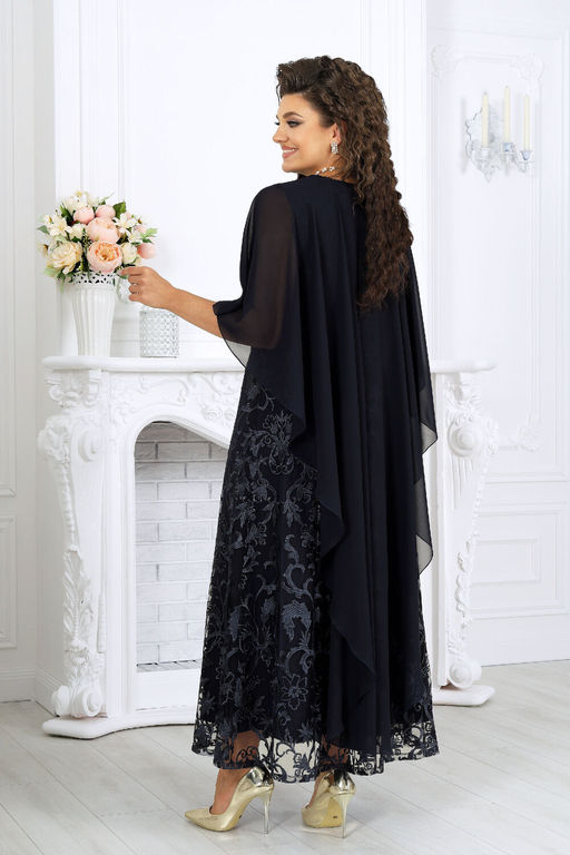 Платье Ninele 7496-Р синий фото 2