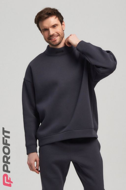 Костюм утепленный, свитшот с джоггерами, цвет антрацит ksm.032.004