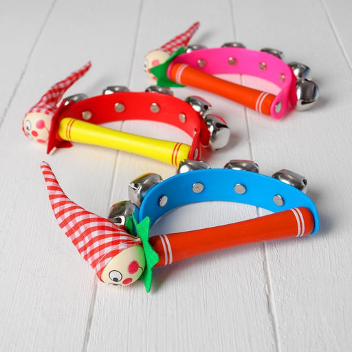 Погремушка музыкальная игрушка «Звери» с бубенцами, МИКС