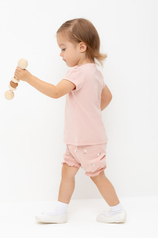 Crockid _ КР 400683/дымчатая роза,милые цветочки к543 шорты д/дев яс  фото 4