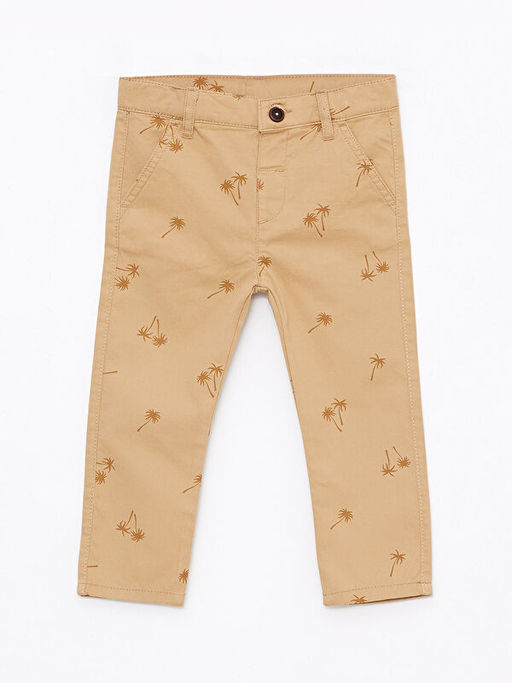 Bask?l? Erkek Bebek Pantolon