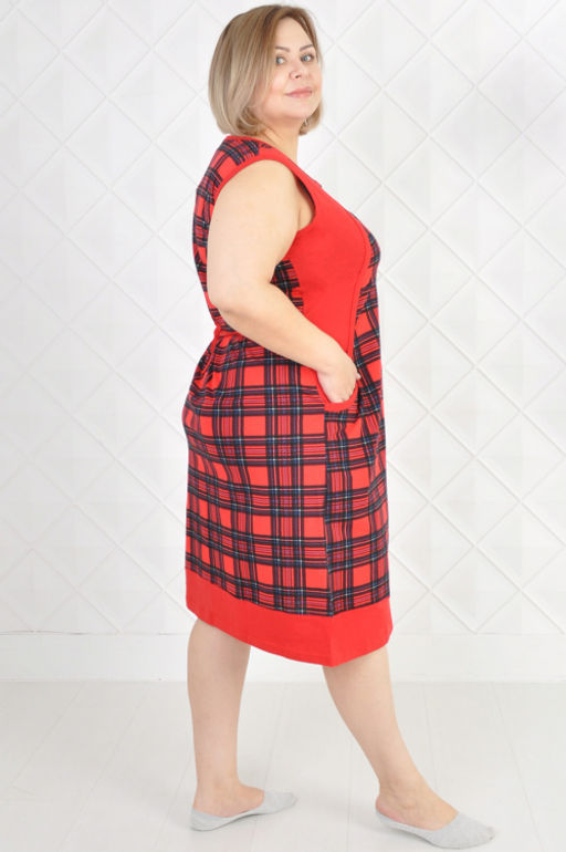 Арт. 150 Халат женский 50-58 (5 шт) Цвет:ассорти - Калинка фото 3